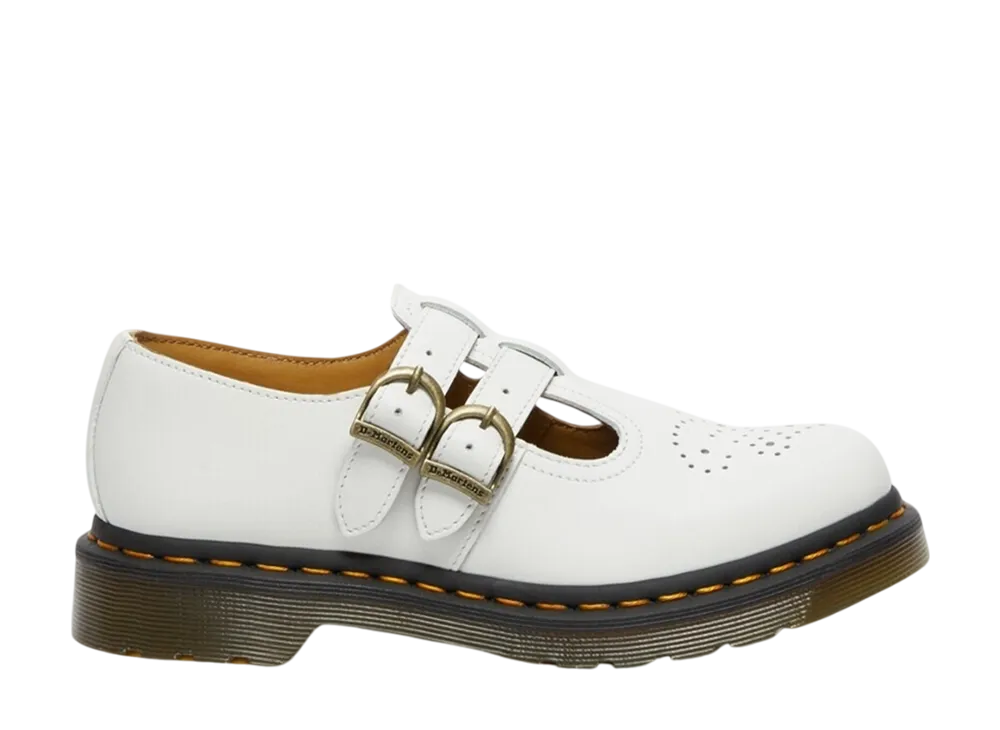Dr.Martens Women's 8065 Smooth Leather Mary Jane "White"