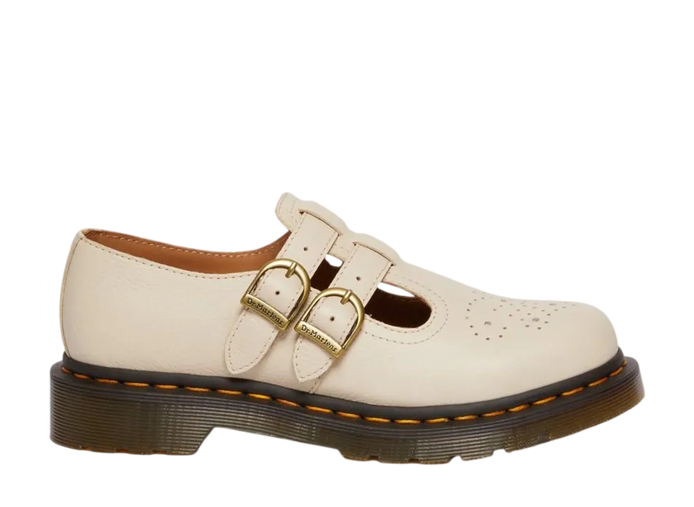 Dr.Martens Women's 8065 Virginia Mary Jane "Parchment Beige"