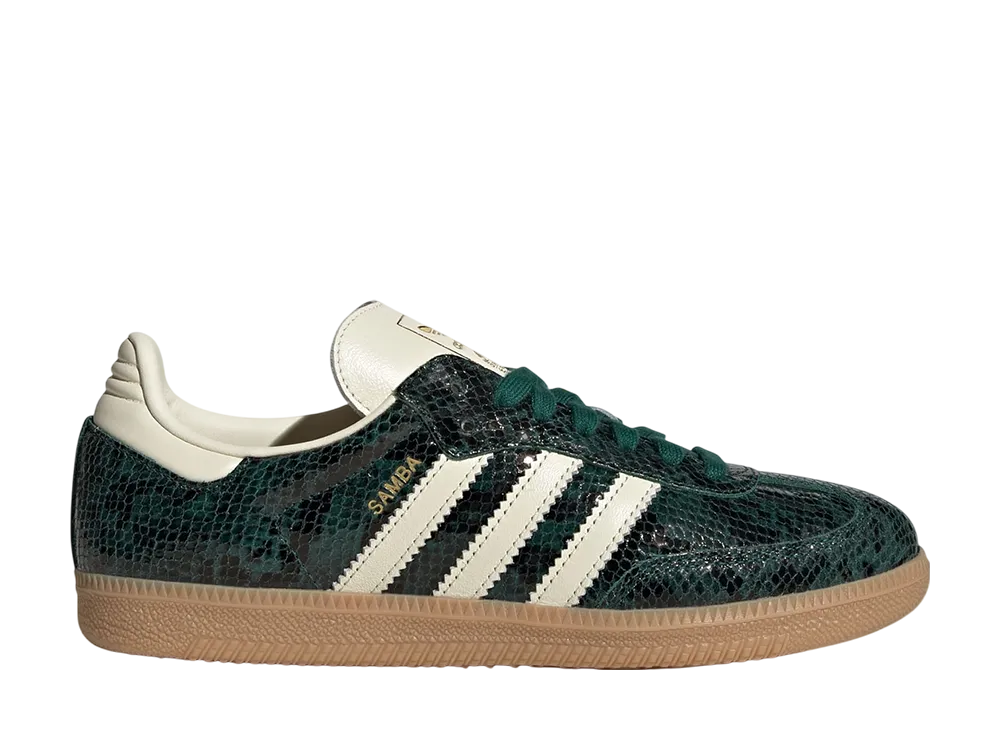 adidas Samba OG "Snakeskin/Collegiate Green"