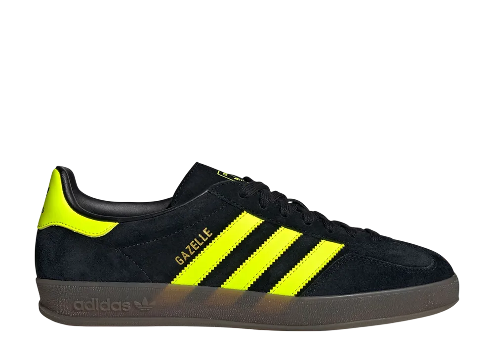 adidas Gazelle Indoor "Core Black/Solar Yellow/Cloud White"