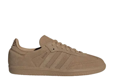 アディダスオリジナルス サンバ OG "カードボード/サンドストレータ/ゴールドメタリック"