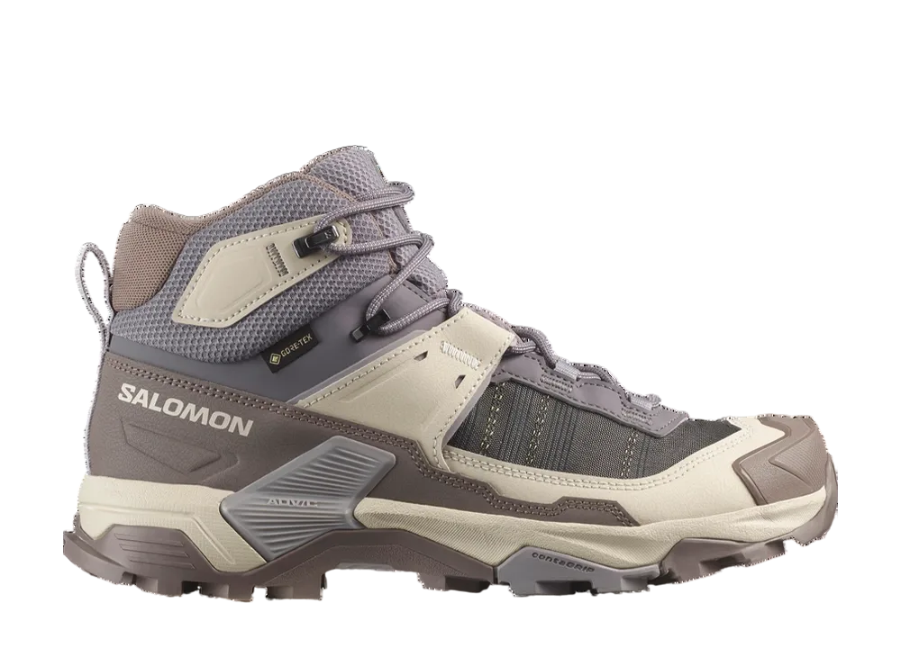 サロモン ウィメンズ Xウルトラ5 ミッド ゴアテックス "エクスカリバー/アイアン/ガル"
