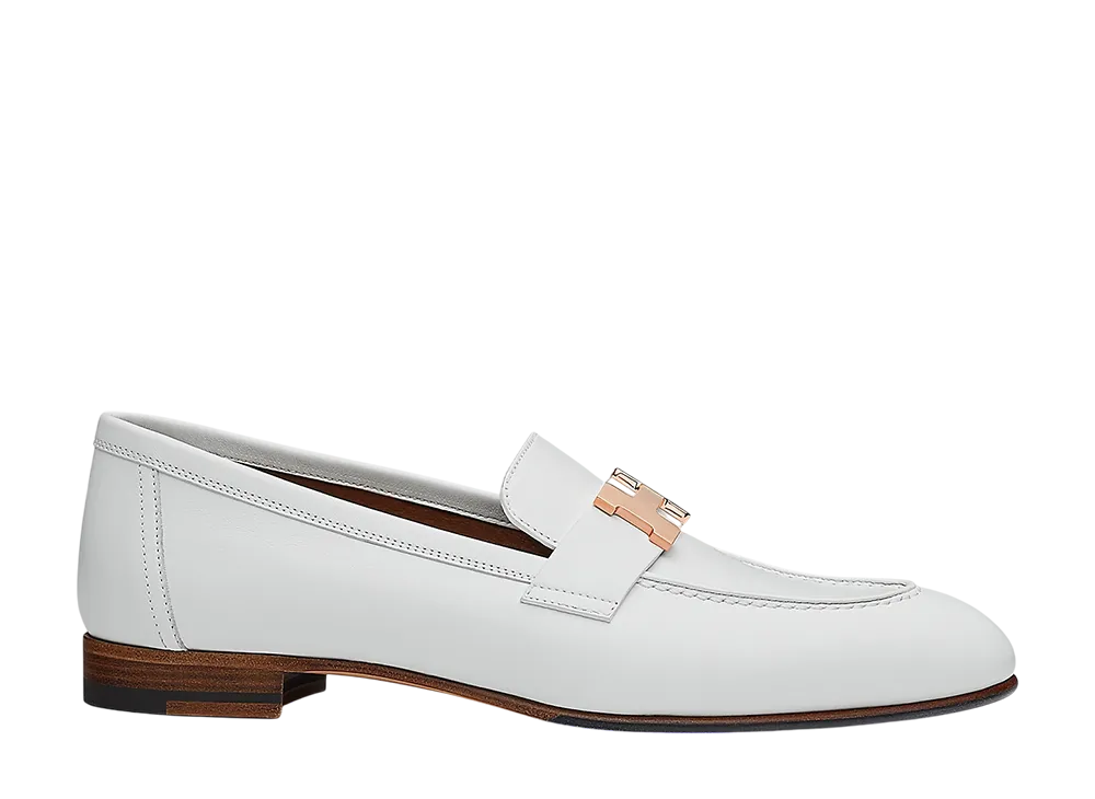 エルメス ウィメンズ パリ モカシン "ブラン"