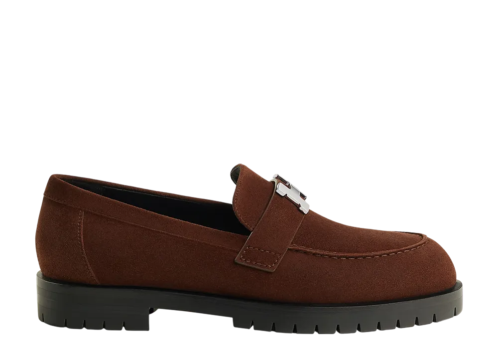 エルメス ウィメンズ フォーブル モカシン "ショコラ"