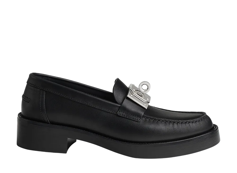 エルメス ウィメンズ ホット モカシン "ノワール"