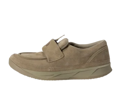 The North Face Nuptse Loafer Suede "Classic Khaki/TNF Black"