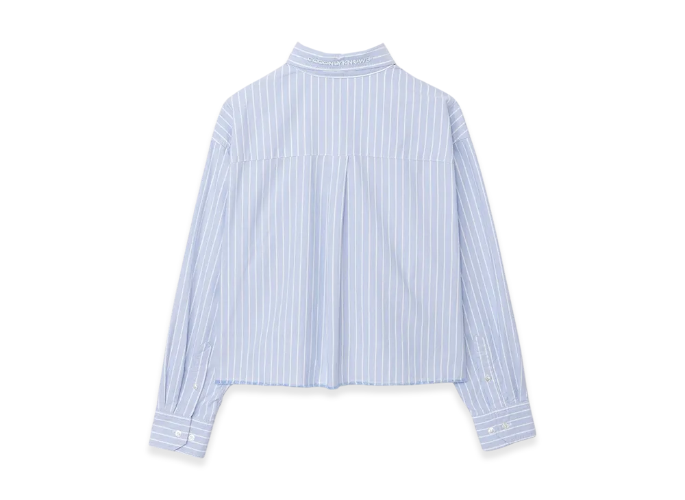 GOD ONLY KNOWS Cropped Striped Shirt GOD ONLY KNOWS Cropped Striped Shirt