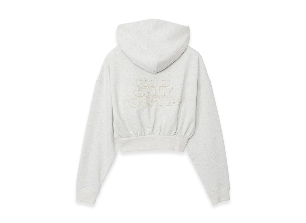 い*y様 GOD ONLY KNOWS CROPPED SWEAT HOODIE GOD ONLY KNOWS Cropped Sweat Hoodie 