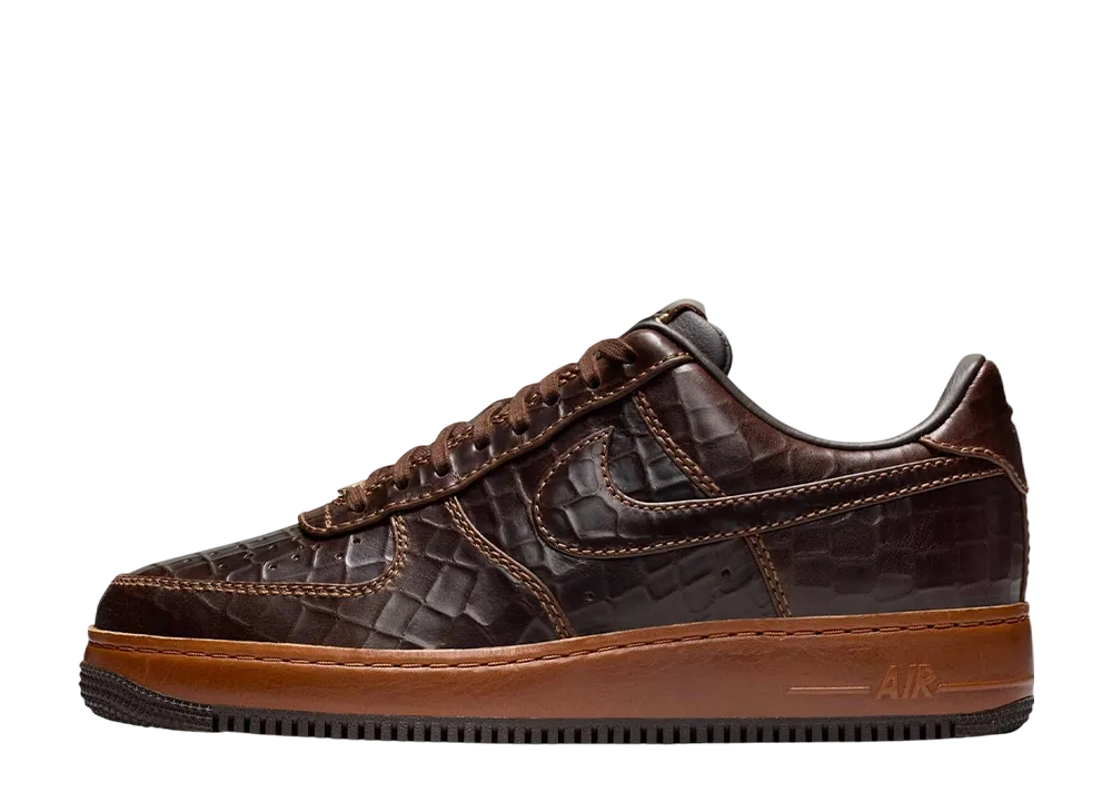 Nike Air Force 1 Low "Croc/Fauna Brown"
