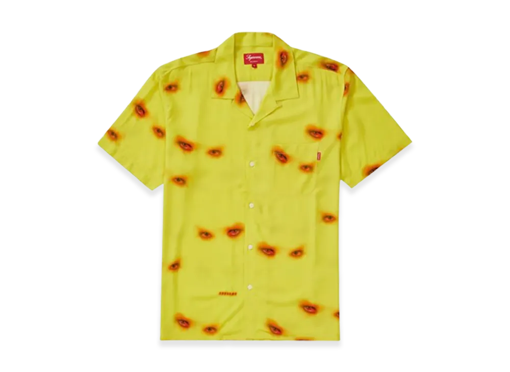 シュプリーム アイズ レーヨン シャツ (19FW) "イエロー"