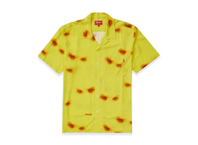 Supreme Eyes Rayon Shirt (19FW) "Yellow"