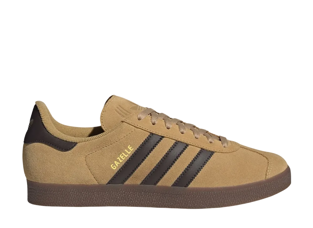 アディダスオリジナルス ガゼル "ゴールデンベージュ/ダークブラウン/ゴールドメタリック"