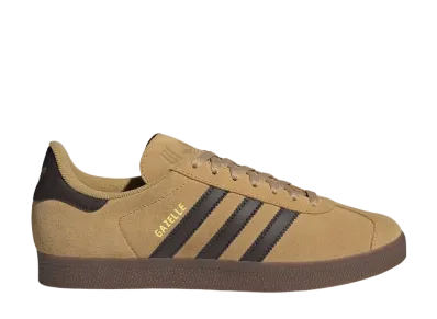 adidas Gazelle "Golden Beige/Dark Brown/Gold Metallic"