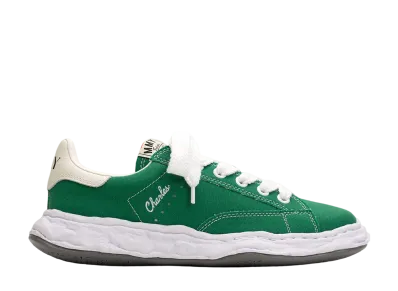 Maison MIHARA YASUHIRO CHARLES OG Sole Canvas Low-top Sneaker "CL Green"