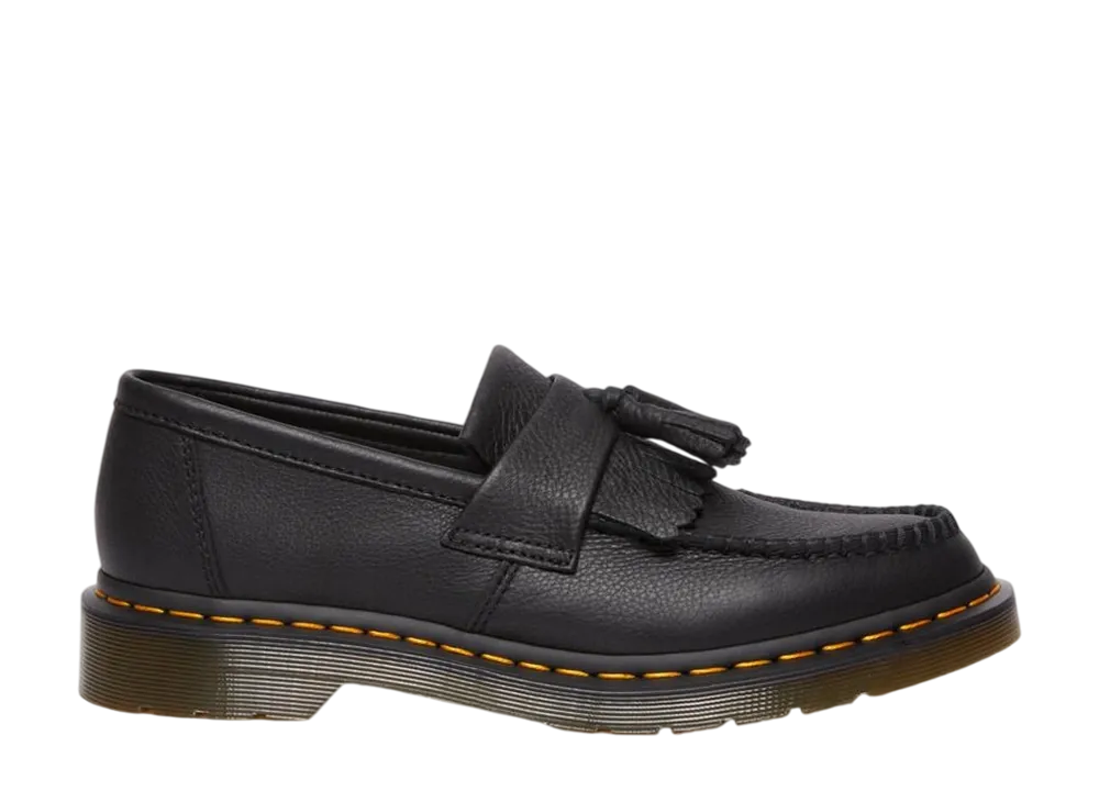 Dr.Martens Women's Adrian Virginia Leather Tassel Loafers "Black"