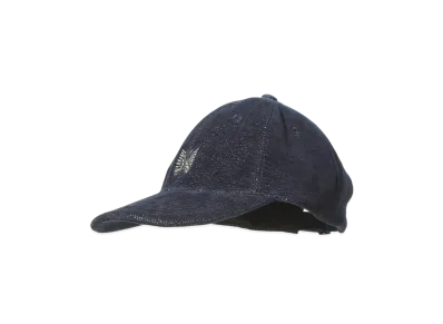 NEEDLES Baseball Cap - Cotton Washi Chenille "Black"