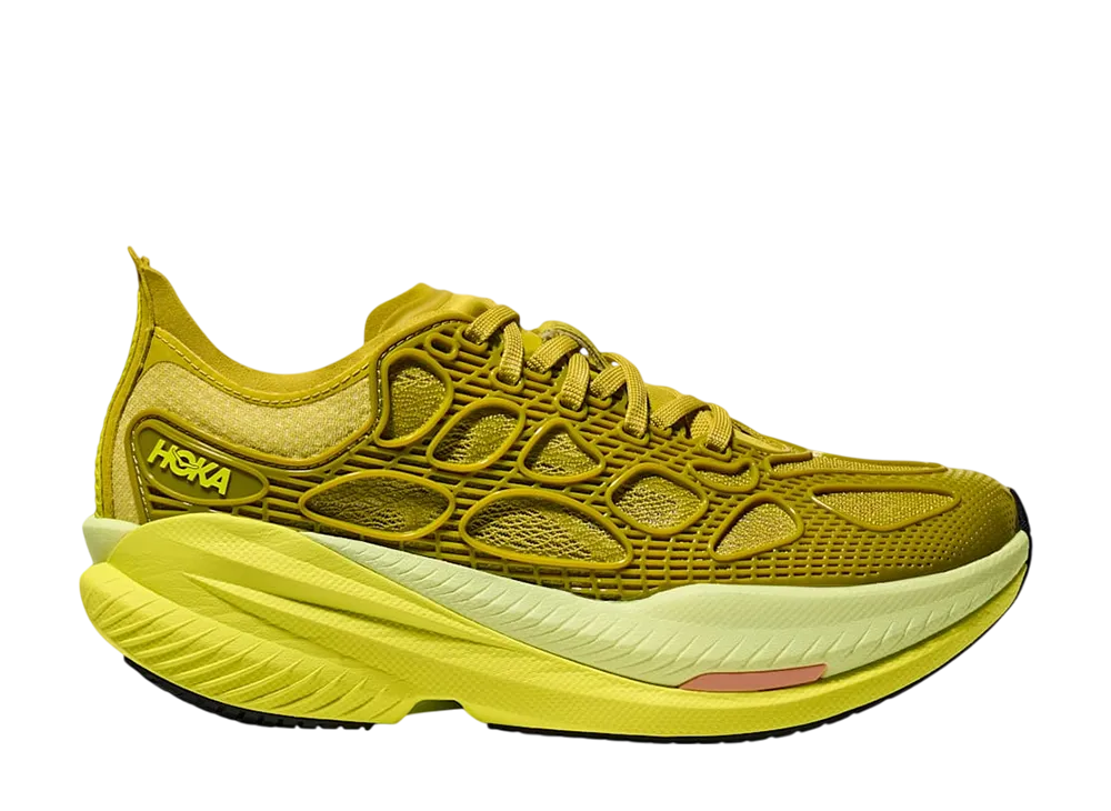 ホカ マッハ X ケージド "ピーグリーン/ホカシトラス"