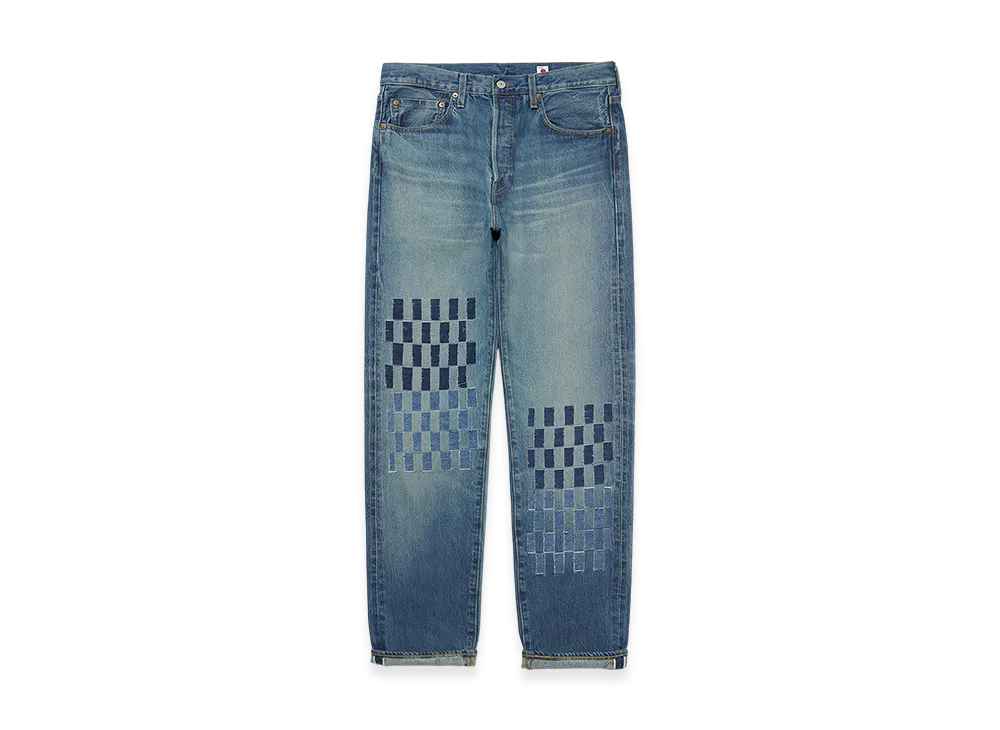 LEVI'S 80'S 501 Blu Weave Made In Japan "Medium Indigo"