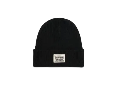 LEVI'S Back Patch Beanie "Black"