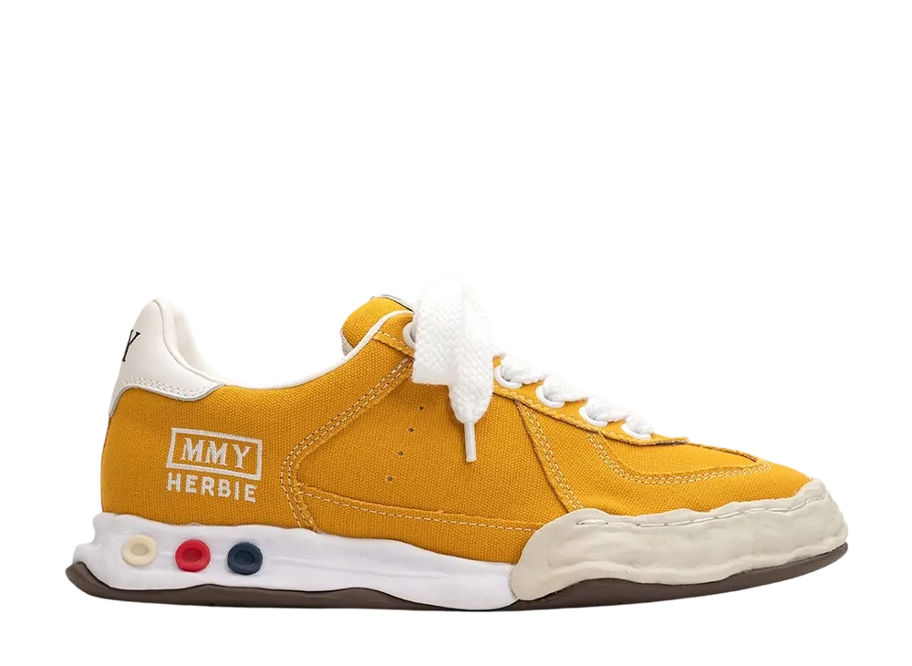 Maison MIHARA YASUHIRO HERBIE OG Sole Canvas Low-top Sneaker "Yellow"