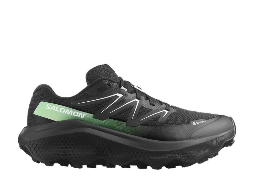 サロモン ウルトラフロー2 ゴアテックス "ブラック/ブラック/パティーナグリーン"