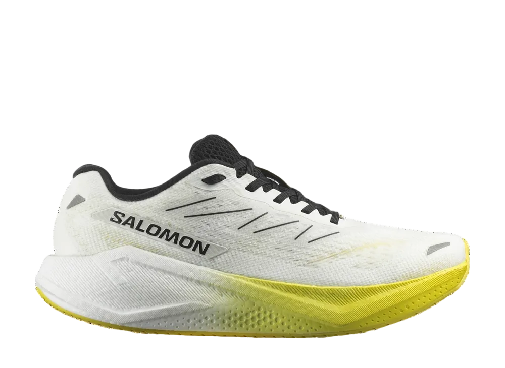 サロモン エアロブレイズ3 "ホワイト/ブラック/ブレイジングイエロー"
