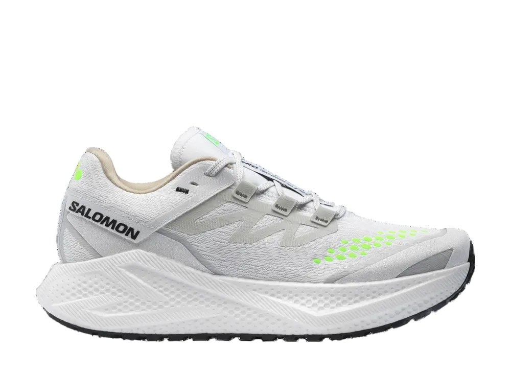 サロモン エアログライド3 グラベル "ホワイト/Ftwシルバー/グリーンゲッコー"
