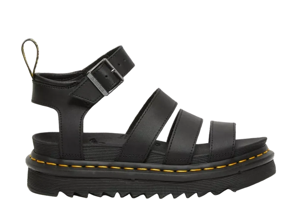 Dr.Martens Women's Blaire Hydro Leather Strap Sandal "Black"