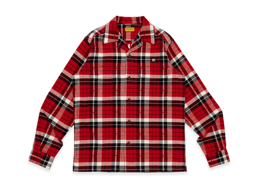 HUMAN MADE Flannel Check Shirt "Red"