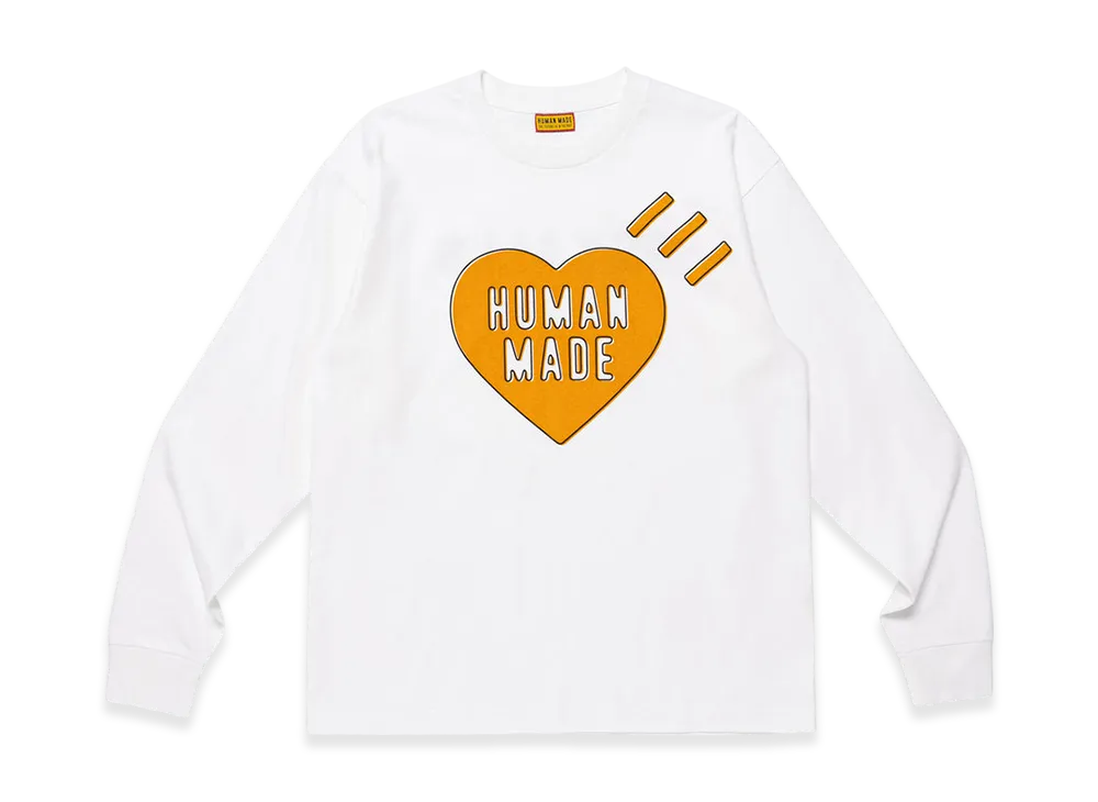 HUMAN MADE Graphic L/S T-Shirt "White"
