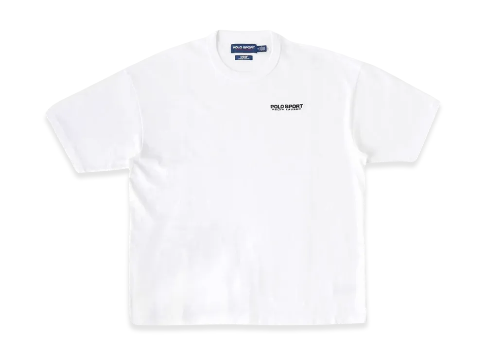 Ron Herman UNDER R x POLO SPORT Logo Jersey Tee "White"