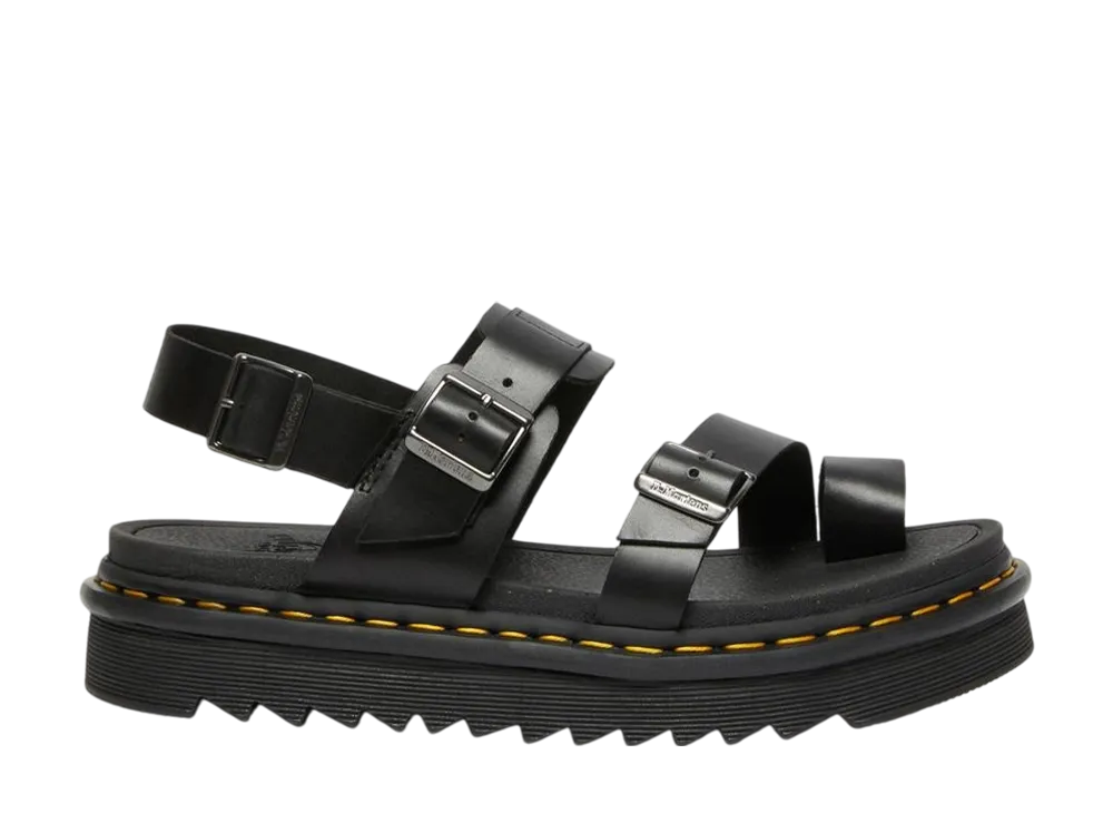 Dr.Martens Fynn Leather Strap Sandal "Black"