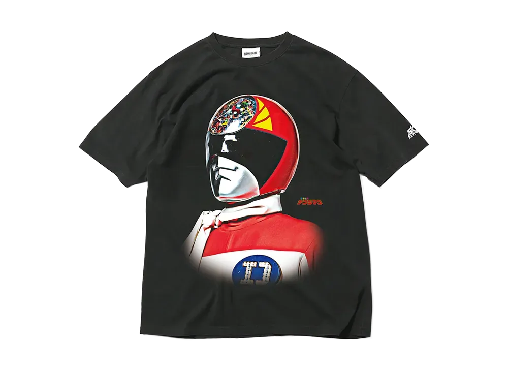 も*り様 スーパー戦隊 x GAME - 2001 ガオレッド Tシャツ スーパー戦隊 x HOMEGAME  【SNKRDUNK Limited Edition】 2001
