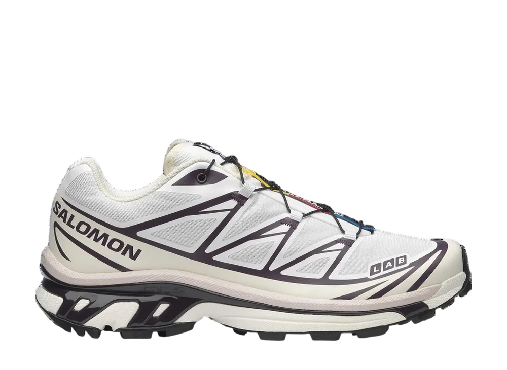 Salomon XT-6 "White/Vanilla Ice/Plum Perfect"