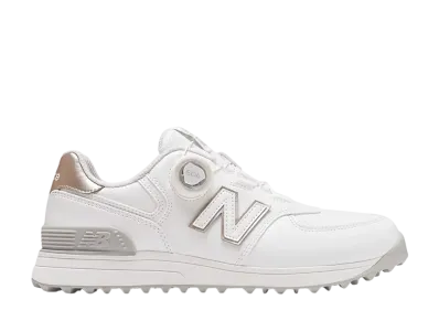 New Balance Women's 574V4 SL Boa "White/Gold"