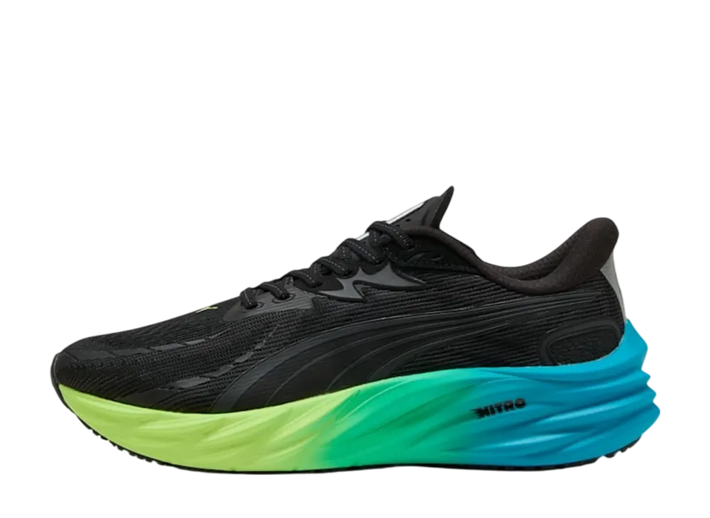 プーマ ヴェロシティ ニトロ4 AP "プーマブラック/スピードブルー/フィジーライト"