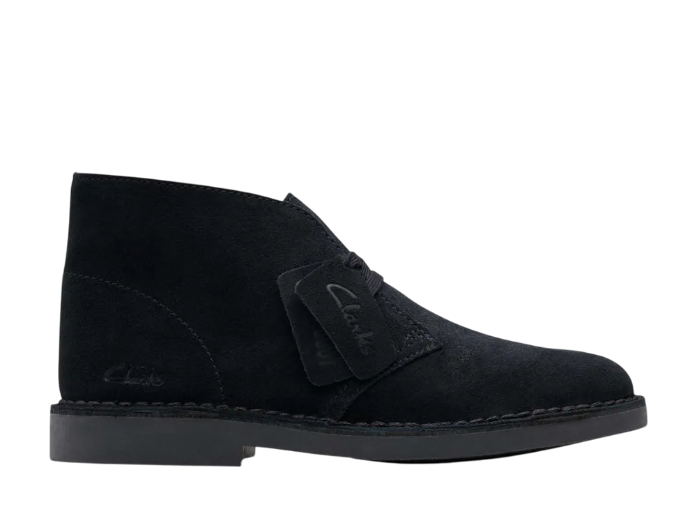 Clarks Women's Desert Boot Evo "Black Suede"