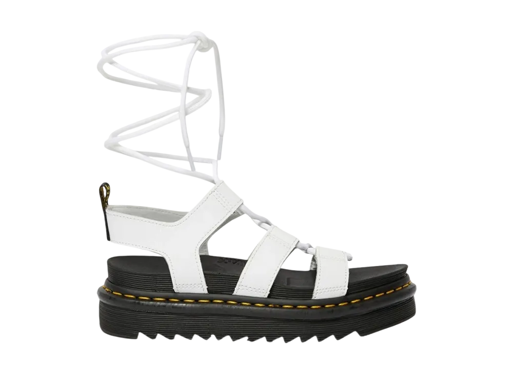 Dr.Martens Women's Nartilla Hydro Leather Sandal "White"