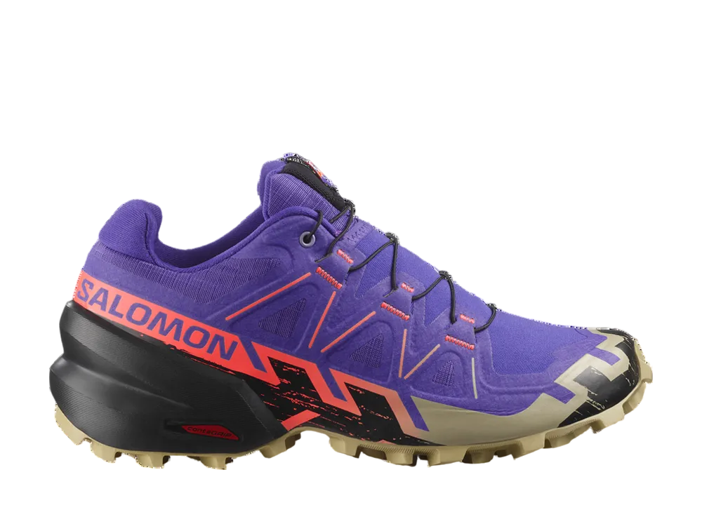 サロモン ウィメンズ スピードクロス6 "リバティ/ブラック/ネオンフレーム"