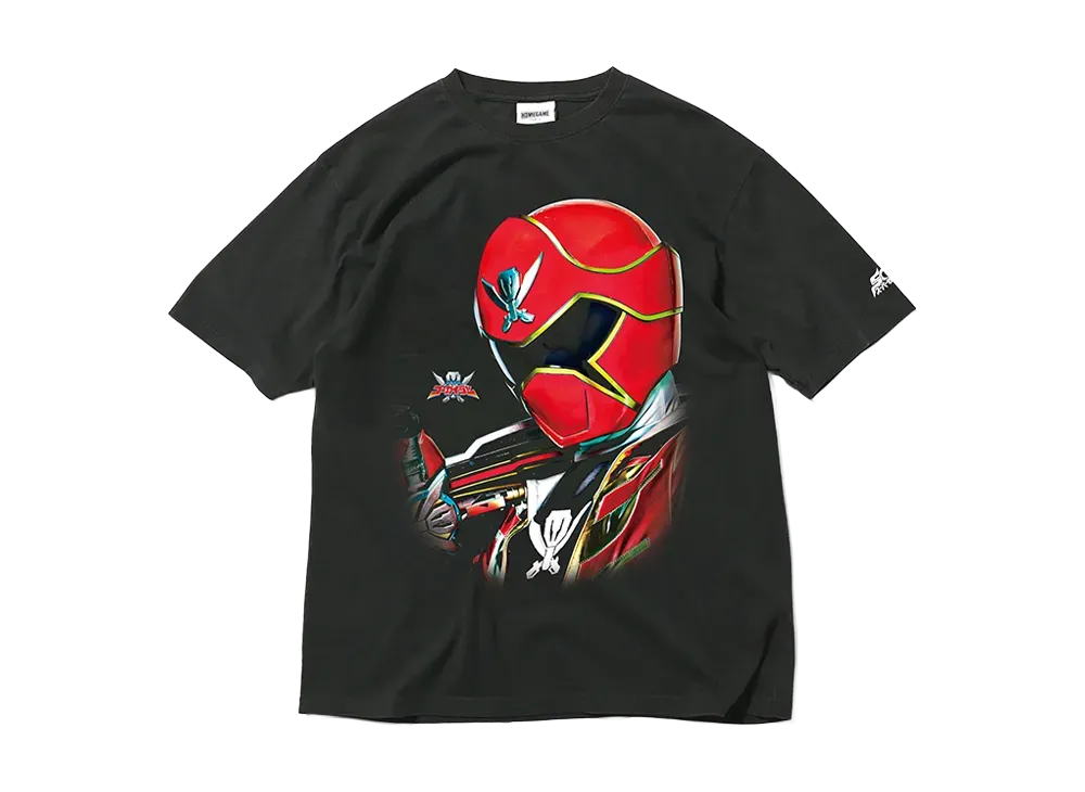 も*り様 スーパー戦隊 x GAME - 2001 ガオレッド Tシャツ スーパー戦隊 x HOMEGAME  【SNKRDUNK Limited Edition】 2001