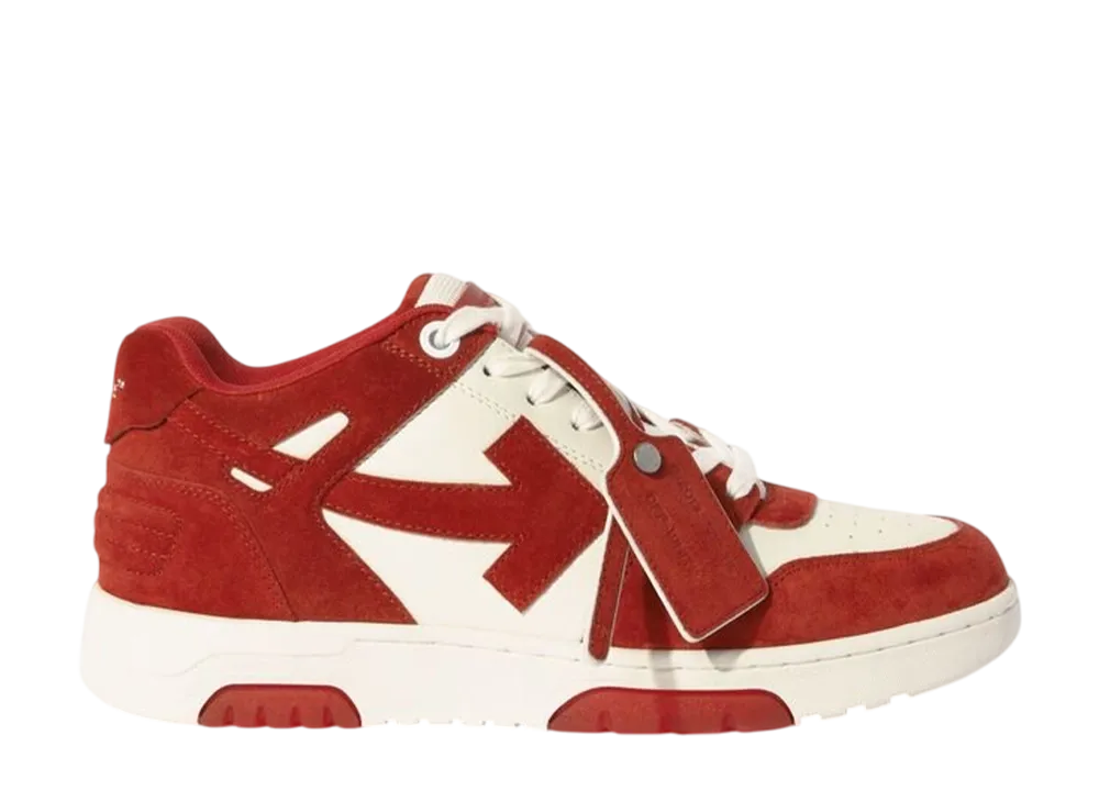 Off-White Out Of Office "Brick Red/White"