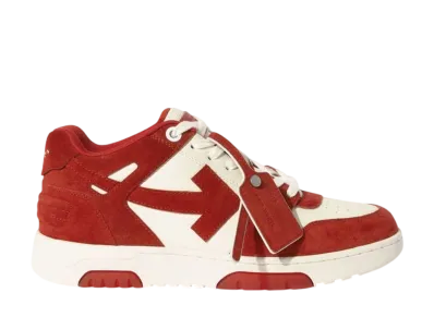 Off-White Out Of Office "Brick Red/White"