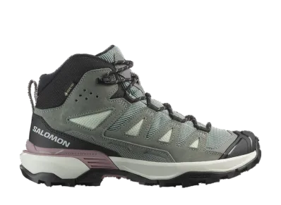 Salomon Women's X Ultra 360 Leather Mid GORE-TEX "Green Milieu/Sedona Sage/Nirvana"