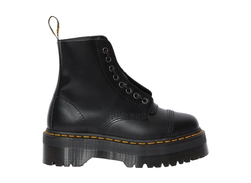 Dr.Martens Women's Sinclair Leather Platform Boots "Black"