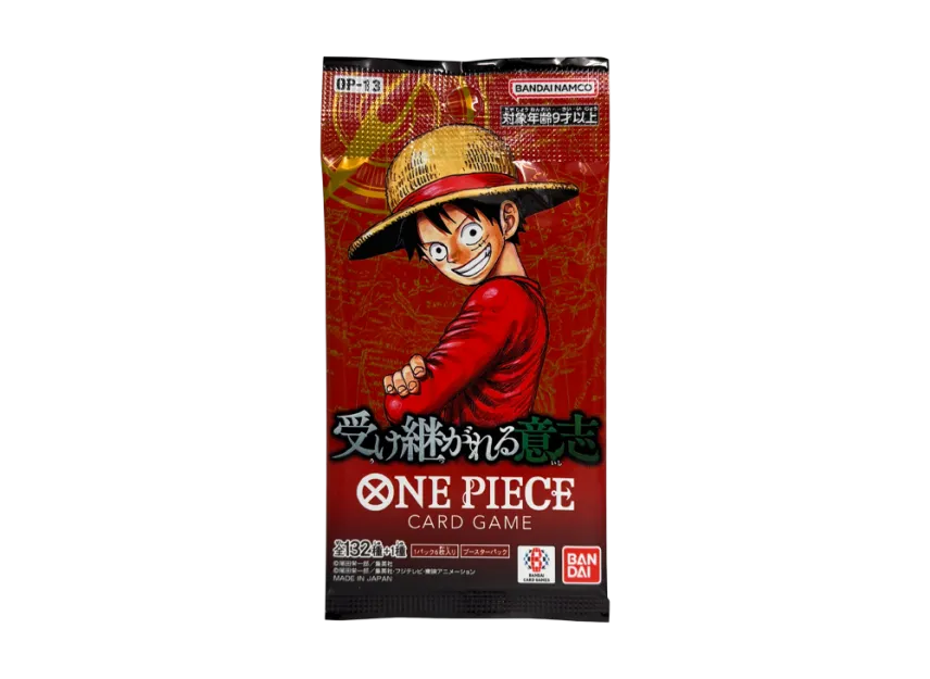 ONE PIECE Card Game Booster Pack "CARRYING ON HIS WILL" Pack | SNKRDUNK ONE PIECE Card Game Booster Pack "CARRYING ON HIS WILL" Pack | SNKRDUNK