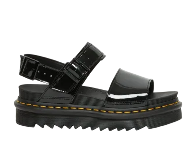 Dr.Martens Women's Voss Patent Leather Strap Sandal "Black"