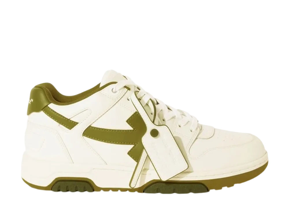 Off-White Out Of Office "White/Olive Green"
