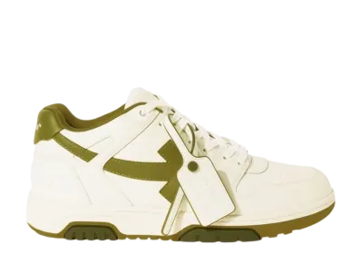 Off-White Out Of Office "White/Olive Green"