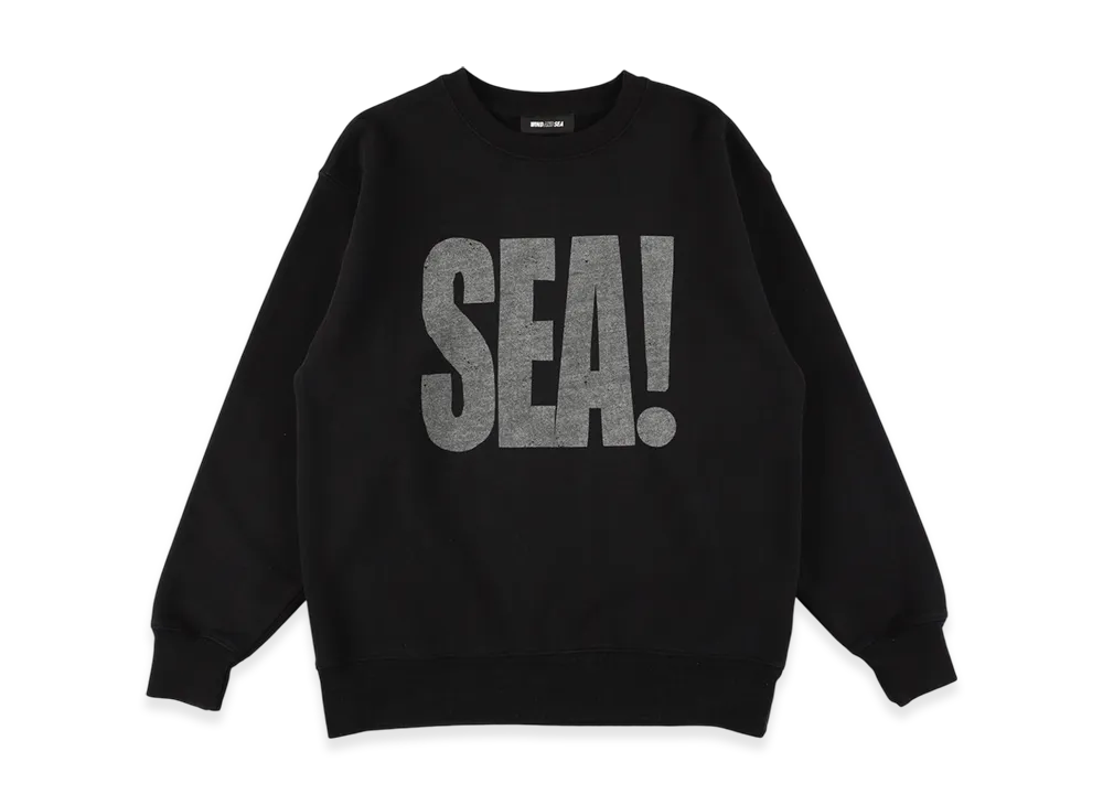 WIND AND SEA SEA! Crewneck Sweatshirt "Black"