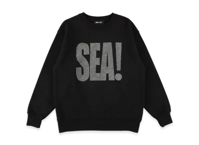 WIND AND SEA SEA! Crewneck Sweatshirt "Black"